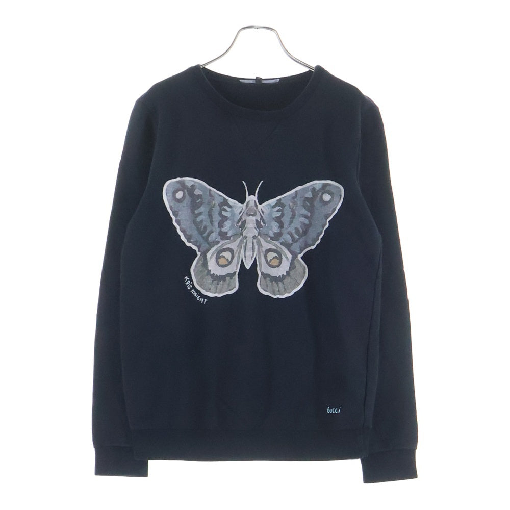 GUCCI(グッチ) Sweatshirt クルーネックスウェットトレーナー ブラック 371689 X3B65