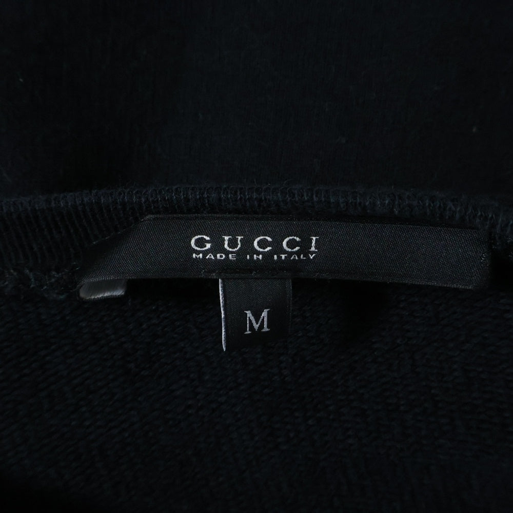 GUCCI(グッチ) Sweatshirt クルーネックスウェットトレーナー ブラック
