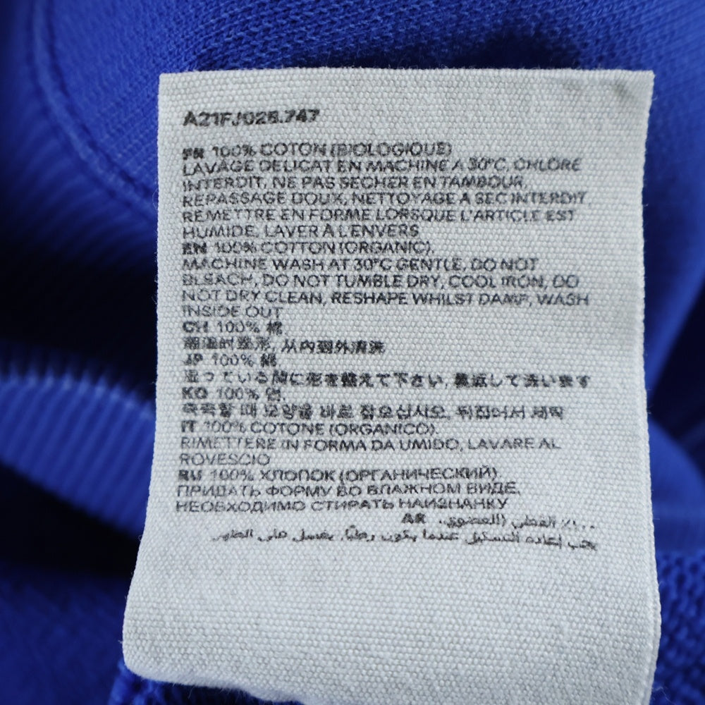 AMI Alexandre Mattiussi(アミアレクサンドルマテュッシ) Sweatshirt ロゴ刺繍 クルーネックスウェットトレーナー ブルー A21FJ028.747