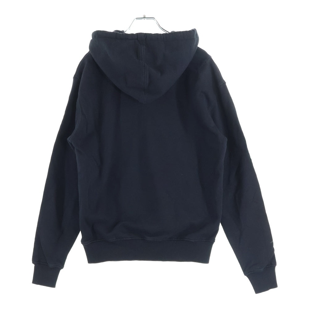 AMI Alexandre Mattiussi(アミアレクサンドルマテュッシ) Hoodie ロゴ刺繍 プルオーバースウェットパーカー フーディー ブラック A20HJ008.730