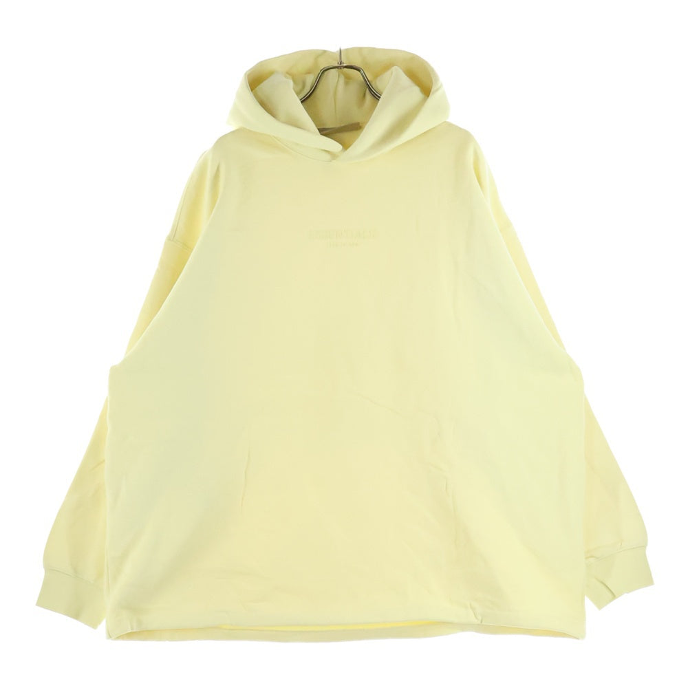 FEAR OF GOD ESSENTIALS(フィアオブゴッド エッセンシャルズ) HOODIE フェルトロゴ プルオーバースウェットパーカー フーディー イエロー