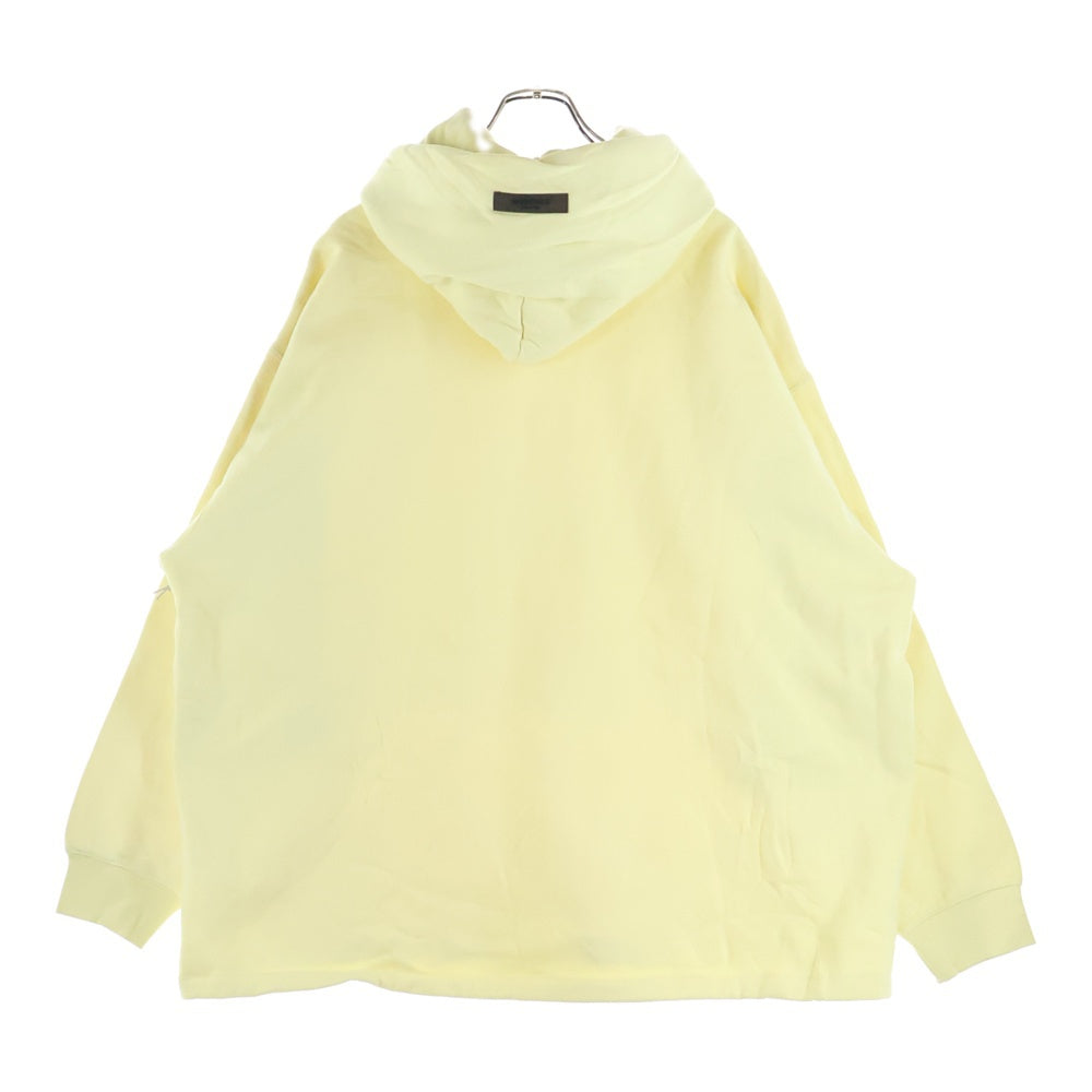 FEAR OF GOD ESSENTIALS(フィアオブゴッド エッセンシャルズ) HOODIE フェルトロゴ プルオーバースウェットパーカー フーディー イエロー