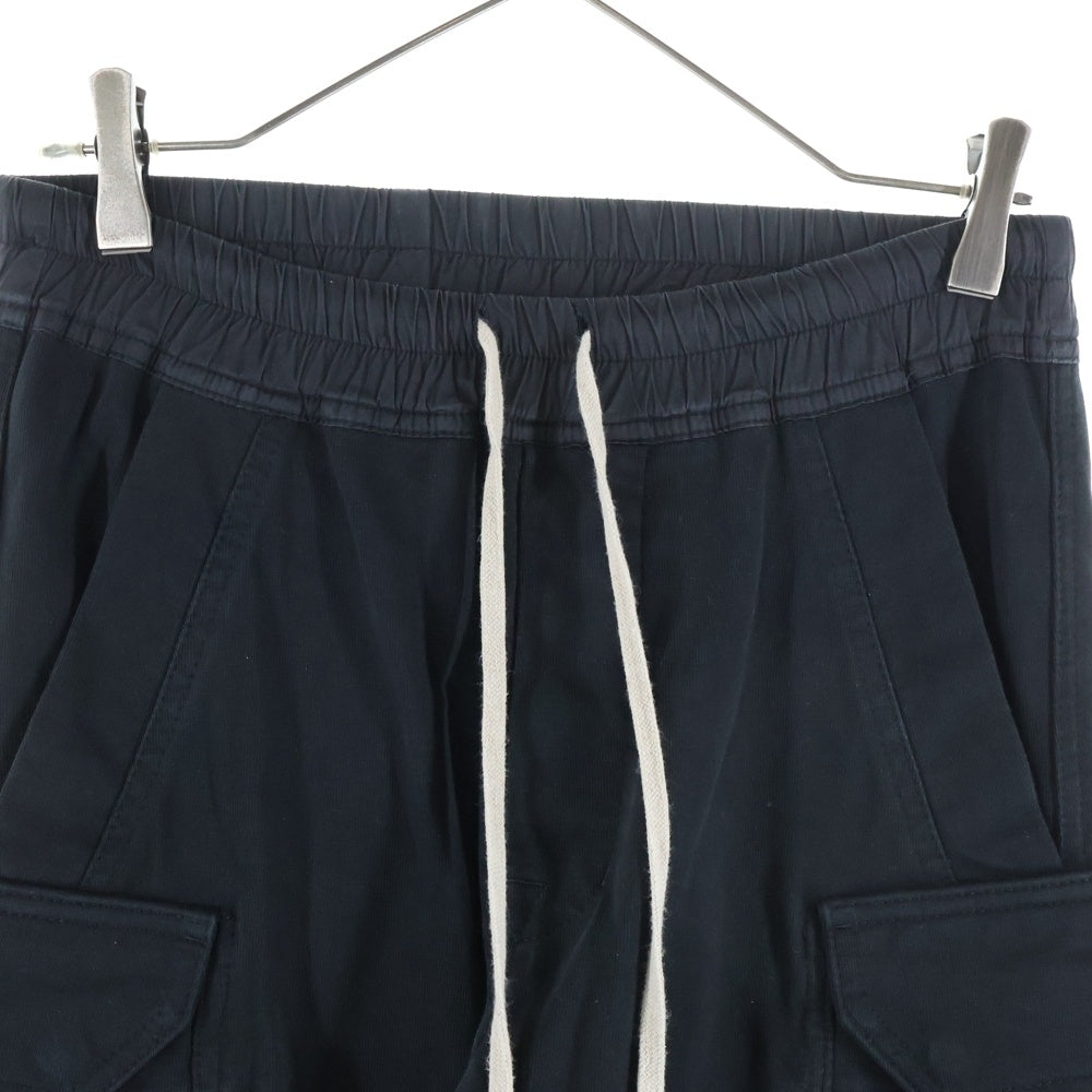 Rick Owens(リックオウエンス) 18SS Cargo Jog Pants カーゴジョグ ドローストリングパンツ ブラック RU18S5390-BA