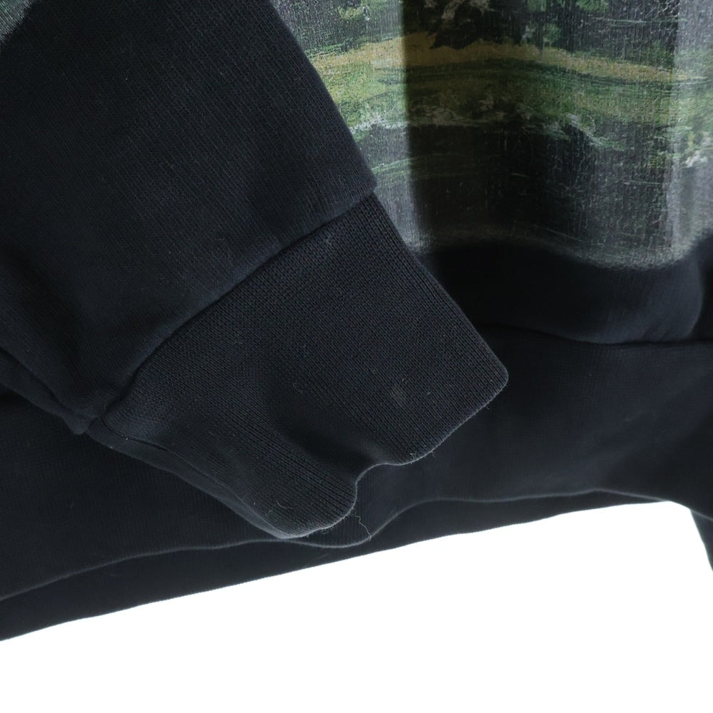 OFF-WHITE(オフホワイト) 17SS Hoodie グラフィックプリント プルオーバースウェットパーカー フーディー ブラック