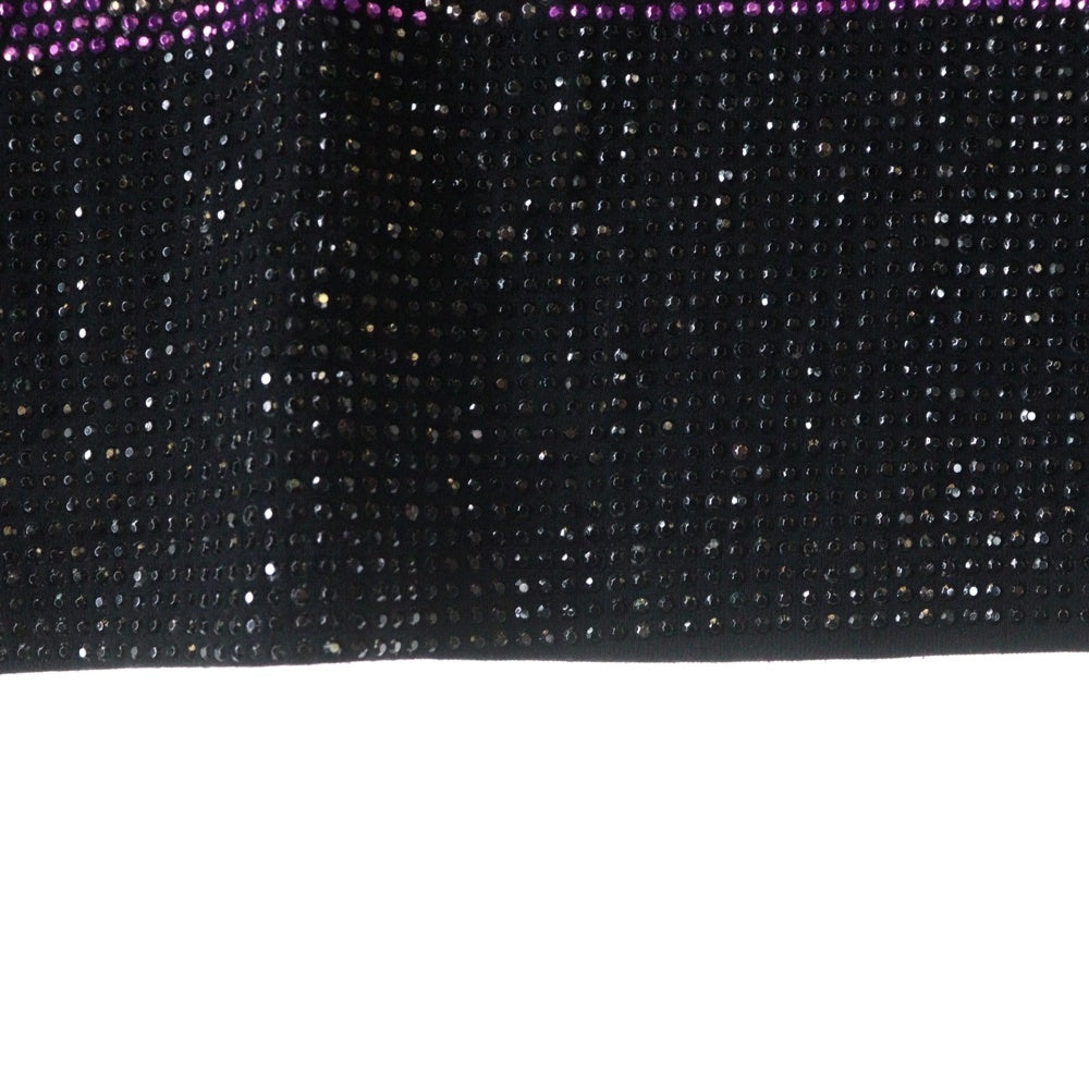 GIANNI VERSACE(ジャンニ ヴェルサーチ) Bijou T-Shirt ビジュー スパンコール装飾 半袖Tシャツ ブラック