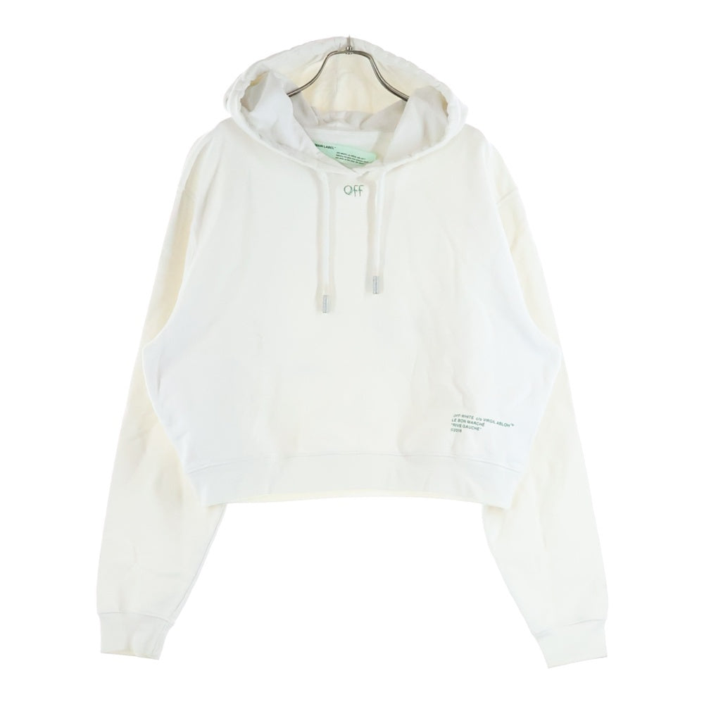 OFF-WHITE(オフホワイト) 16SS Arrow Hoodie アローロゴ プルオーバースウェットパーカー フーディー ホワイト OWBB016S18003233
