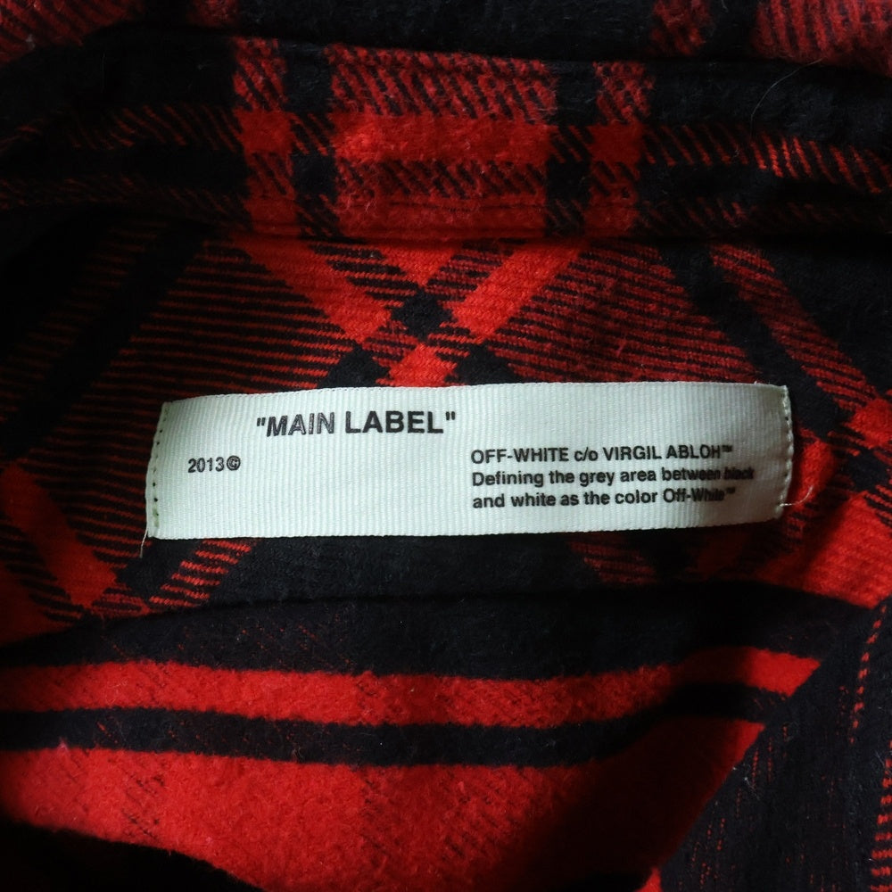 OFF-WHITE(オフホワイト) 18AW Check shirt 長袖チェックシャツ