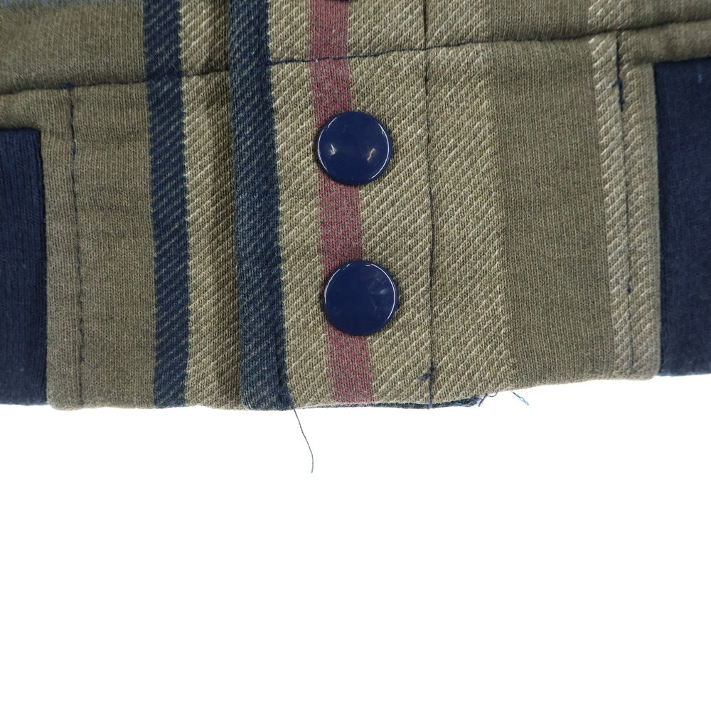 SUPREME(シュプリーム) 14AW Plaid Snap Front Sweat フロントスナップ バックロゴ刺繍 チェックスウェットブルゾン マルチ