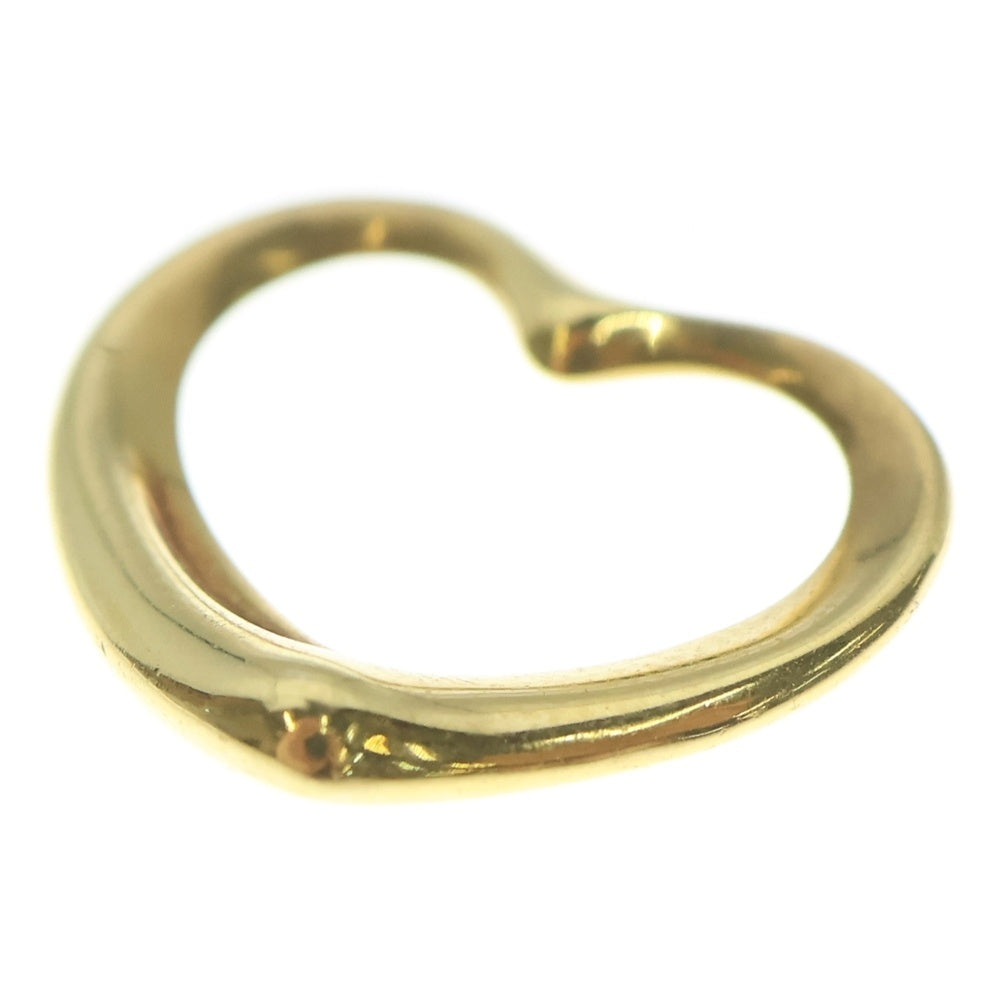 TIFFANY & Co.(ティファニー) 18KYG エルサペレッティ オープンハート ペンダントトップ イエローゴールド レディース