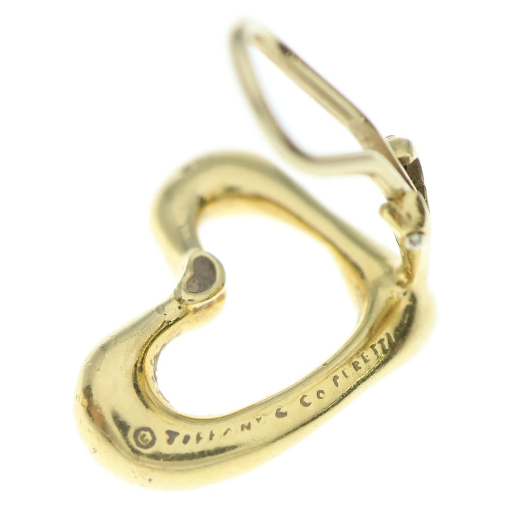 TIFFANY & Co.(ティファニー) 18KYG エルサペレッティ オープンハート イヤリング イエローゴールド レディース