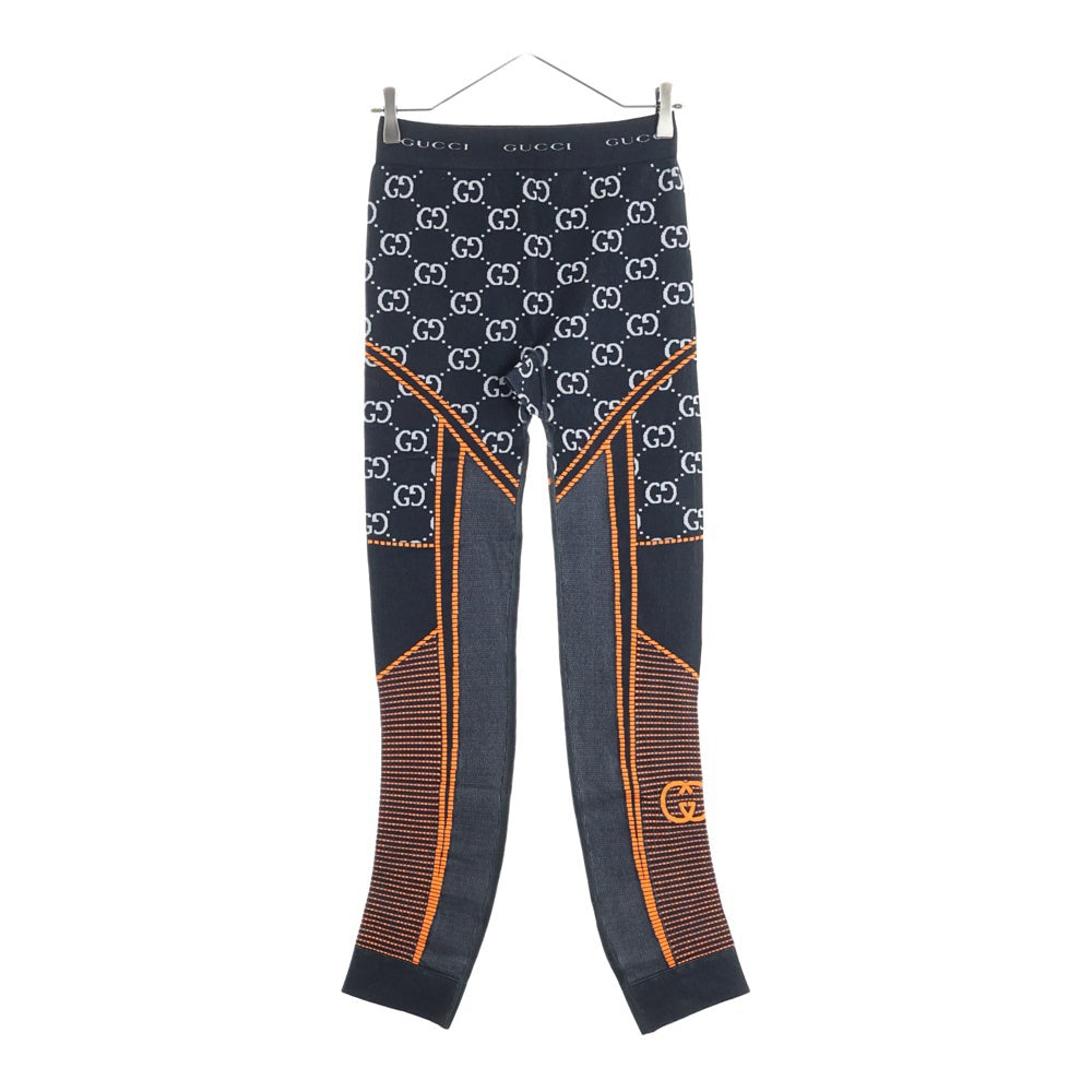 GUCCI(グッチ) GG Jersey Jacquard Leggings ジャガード レギンス パンツ グレー 689203 XJEFV レディース