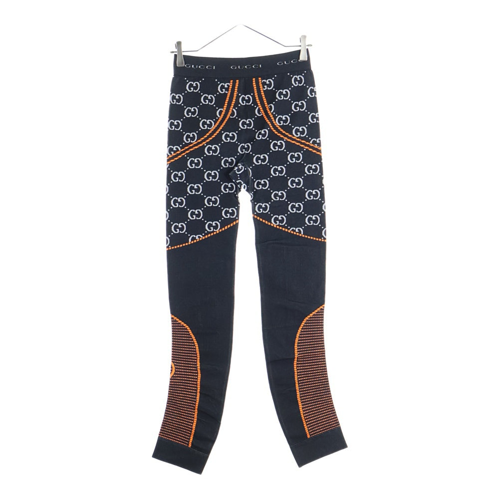GUCCI(グッチ) GG Jersey Jacquard Leggings ジャガード レギンス パンツ グレー 689203 XJEFV レディース