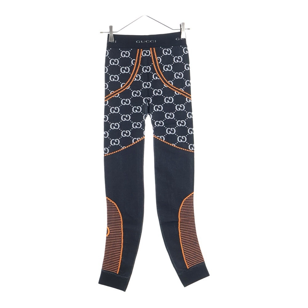 GUCCI(グッチ) GG Jersey Jacquard Leggings ジャガード レギンス パンツ グレー 689203 XJEFV レディース
