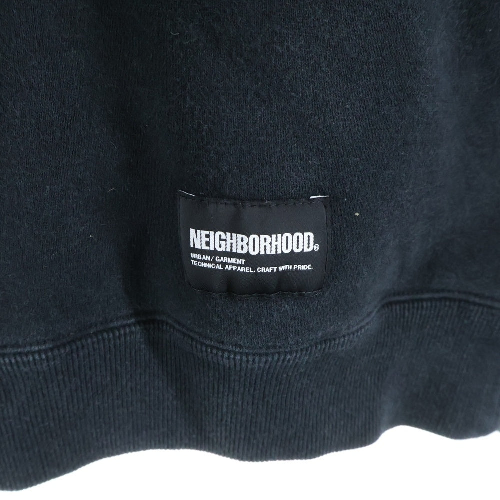 NEIGHBORHOOD(ネイバーフッド) 23AW PLAIN SWEATSHIRT LS クルーネックスウェットトレーナー ブラック 232FPNH-CSM01