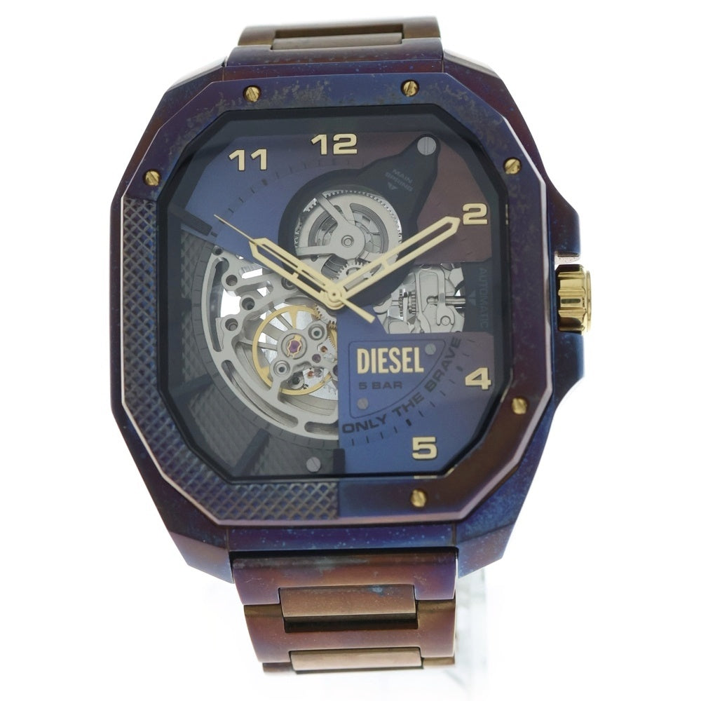 DIESEL(ディーゼル) FLAYED 自動巻き ステンレス腕時計 ウォッチ マルチ DZ7473