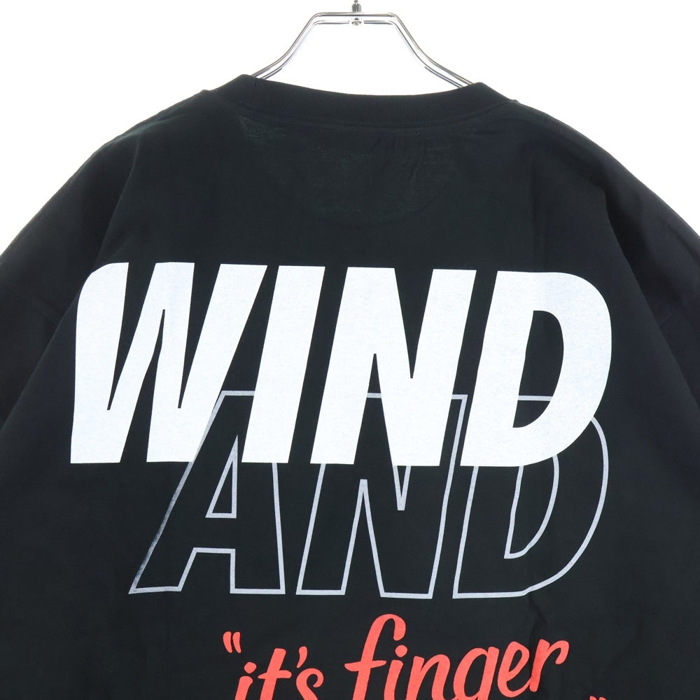 WIND AND SEA(ウィンダンシー) KFC T SHIRT ケンタッキー フライドチキン 半袖Tシャツ ブラック WDS-KFC-05