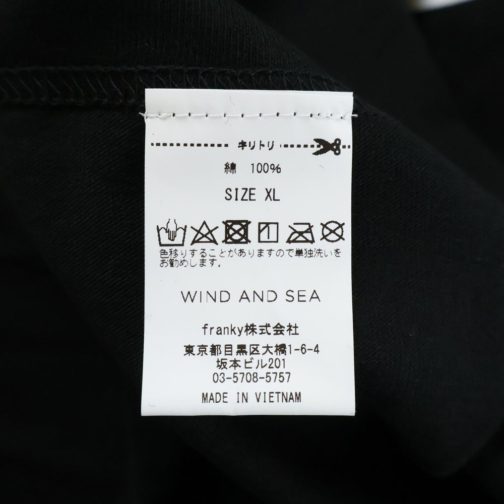 WIND AND SEA(ウィンダンシー) KFC T SHIRT ケンタッキー フライドチキン 半袖Tシャツ ブラック WDS-KFC-05