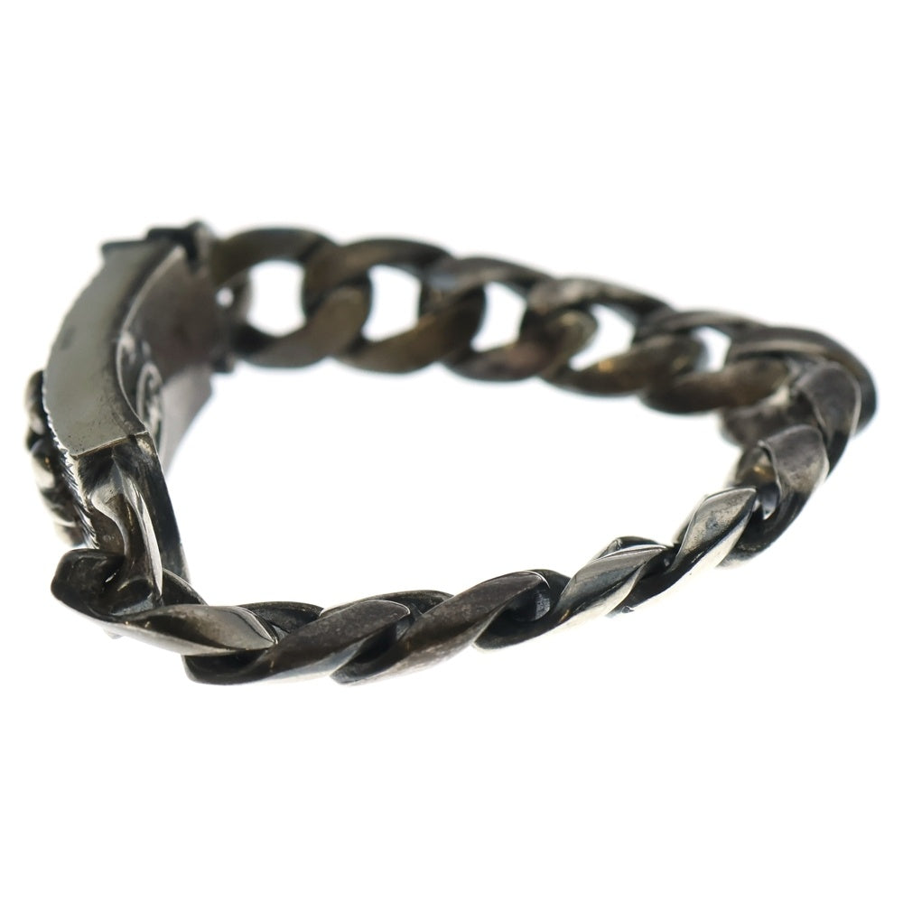 A&G(エーアンドジー) CLASSIC ID BRACELET クラシックリンク IDブレスレット シルバー