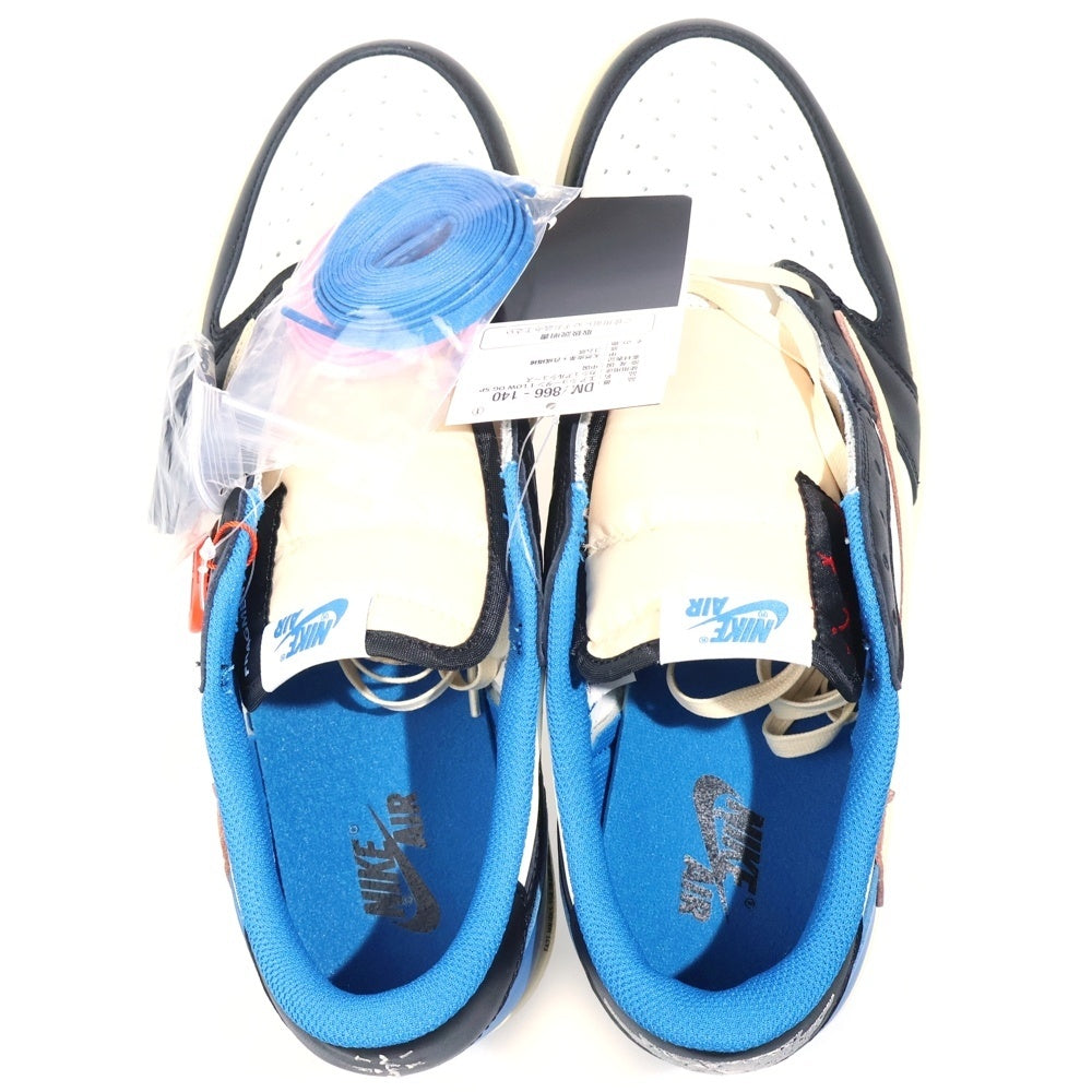 NIKE(ナイキ) ×TRAVIS SCOTT FRAGMENT DESIGN AIR JORDAN 1 LOW OG SP トラヴィススコット フラグメント エアジョーダン1 ローカットスニーカー US12/30.0cm DM7866-140