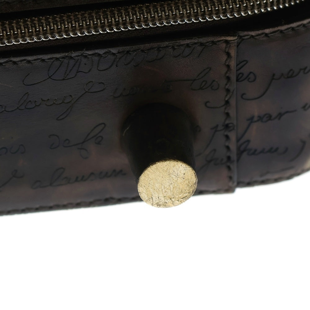 Berluti(ベルルッティ) フォーミュラ カリグラフィ スクリットレザーキャリーケース スーツケース ブラウン