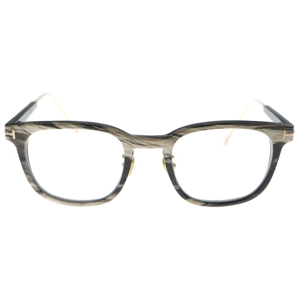 TOM FORD(トムフォード) TF5854-F-P PRIVATE COLLECTION ホーンフレーム アイウェア ホワイト サングラス/眼鏡 レディース