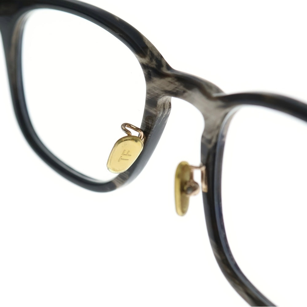 TOM FORD(トムフォード) TF5854-F-P PRIVATE COLLECTION ホーンフレーム アイウェア ホワイト サングラス/眼鏡 レディース