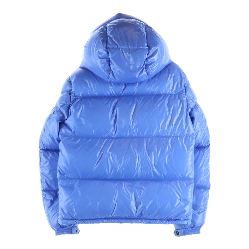 MONCLER(モンクレール) MONTBELIARD GIUBBOTTO モンベリアール ロゴワッペン ダウンジャケット ブルー D20914180305