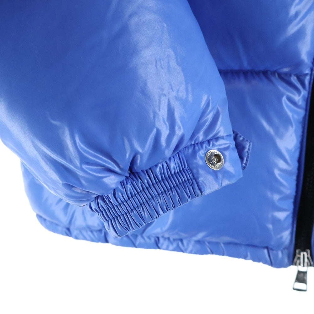 MONCLER(モンクレール) MONTBELIARD GIUBBOTTO モンベリアール ロゴワッペン ダウンジャケット ブルー D20914180305