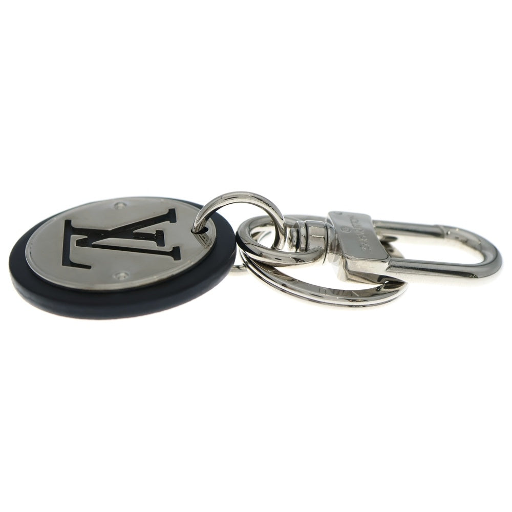 LOUIS VUITTON(ルイヴィトン) ポルトクレ LVサークル バッグチャーム キーホルダー キーリング ブラック/シルバー M67362