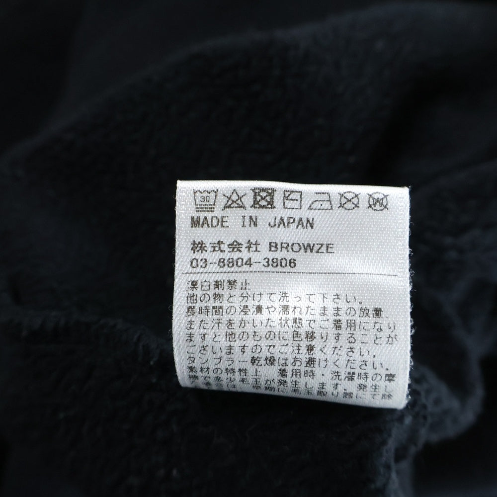 ENNOY(エンノイ) 21SS xBunshun Leeks Sweat Crewneck 文春リークス クルーネックスウェットトレーナー ブラック SS21BRENCT08NTL