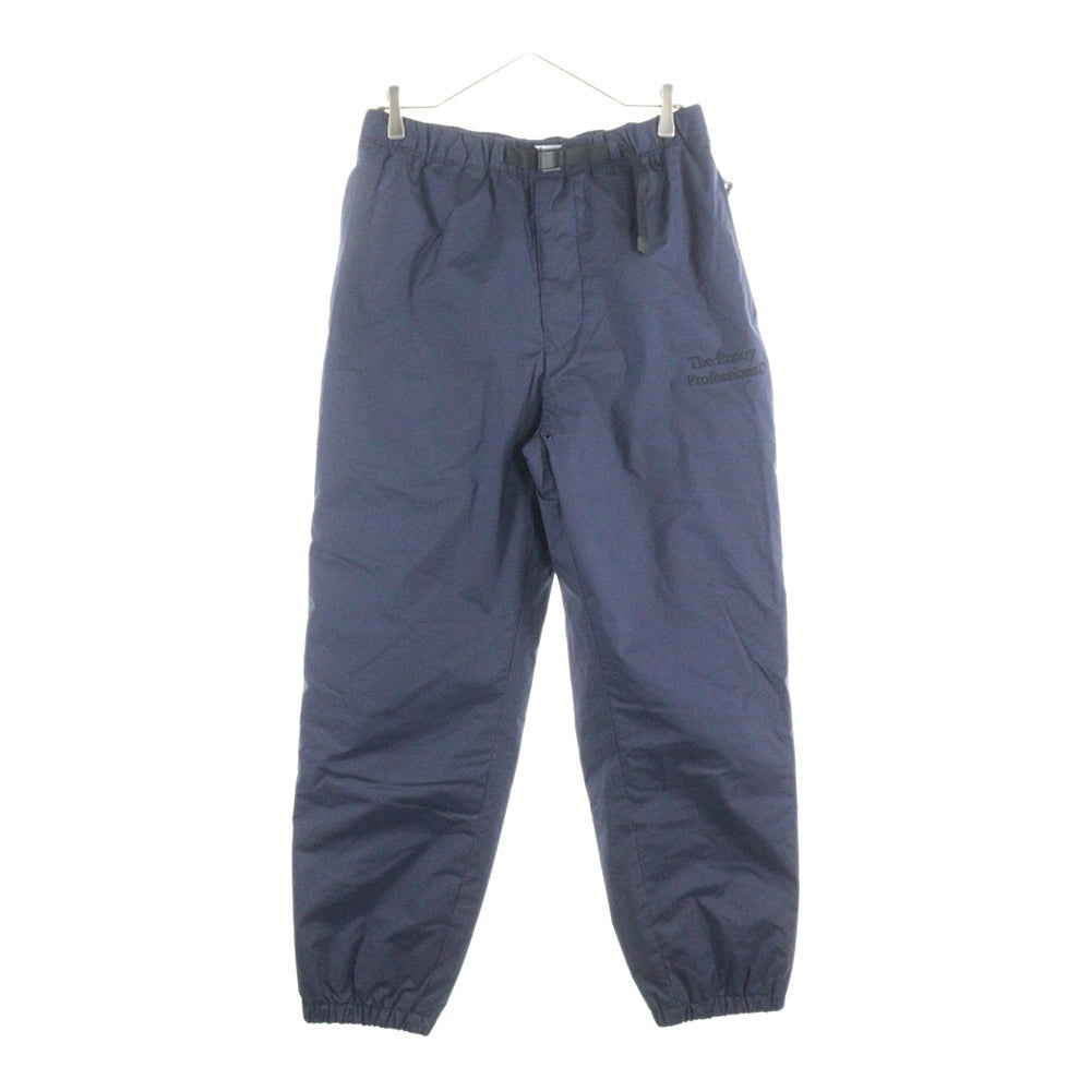 ENNOY(エンノイ) 24AW PADDED PANTS ロゴ刺繍 ナイロンパンツ ネイビー AW24BRENPT05LP