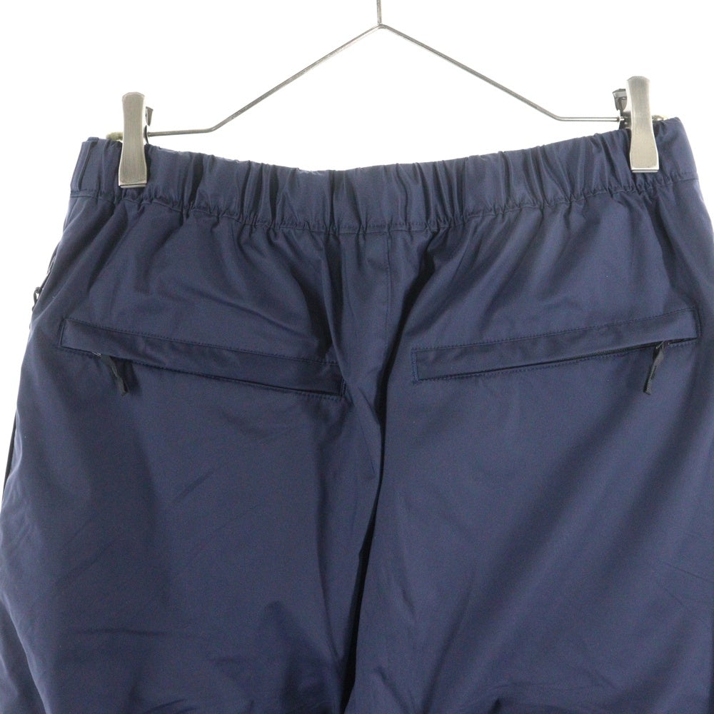 ENNOY(エンノイ) 24AW PADDED PANTS ロゴ刺繍 ナイロンパンツ ネイビー AW24BRENPT05LP