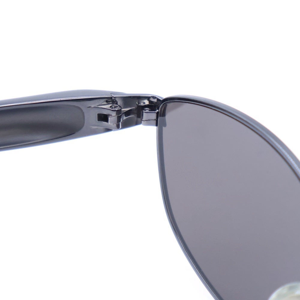 BALENCIAGA(バレンシアガ) スクエア メタルフレーム サングラス アイウェア 眼鏡 ブラック BB0357SA