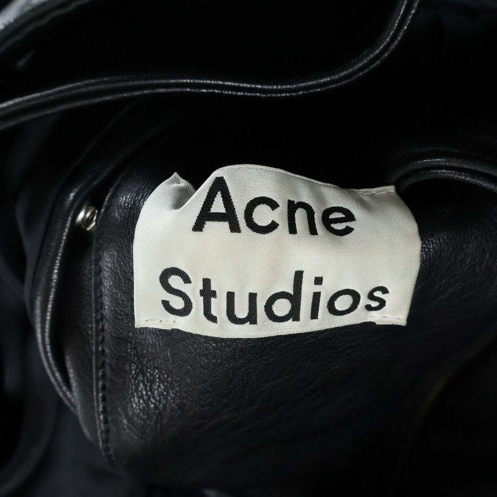 Acne Studios(アクネ ストゥディオズ) DOUBLERIDERS LETHER JACKET ダブルライダース レザージャケット ブラック 2AG156