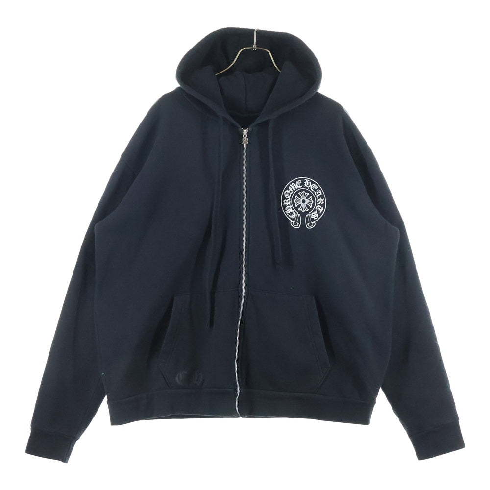 CHROME HEARTS(クロムハーツ) SWTSHRT HD ZIP 東京限定バックホースシュープリントダガージップパーカー