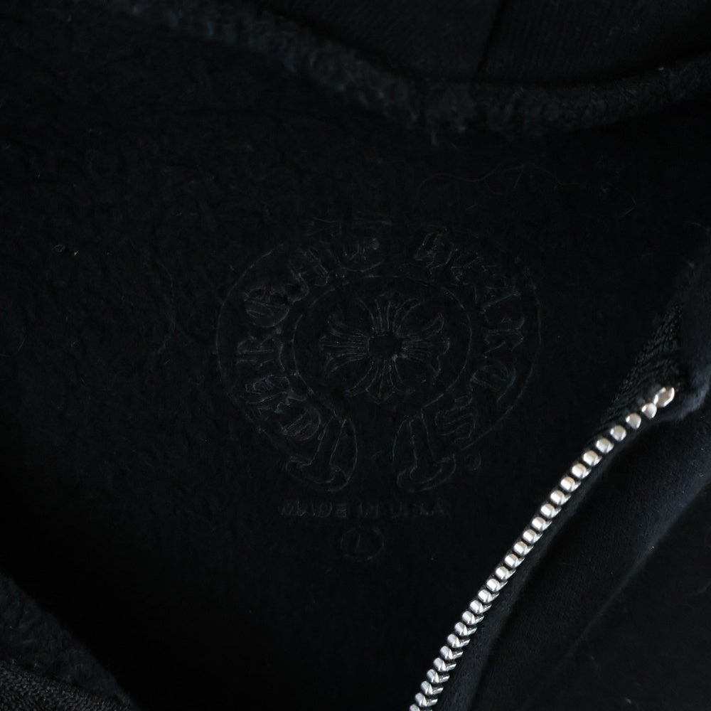 CHROME HEARTS(クロムハーツ) SWTSHRT HD ZIP 東京限定バックホースシュープリントダガージップパーカー