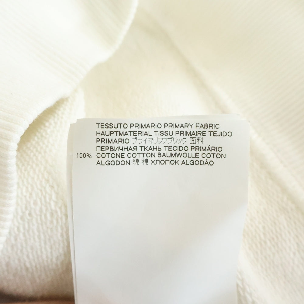 Maison Margiela(メゾンマルジェラ) 21SS アップサイドダウンロゴ プルオーバースウェット トレーナー ホワイト S50GU0166