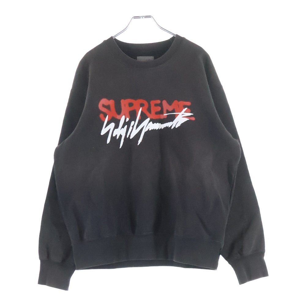 SUPREME(シュプリーム) 20AW ×Yohji Yamamoto Crewneck ヨウジヤマモト クルーネックスウェットトレーナー ブラック