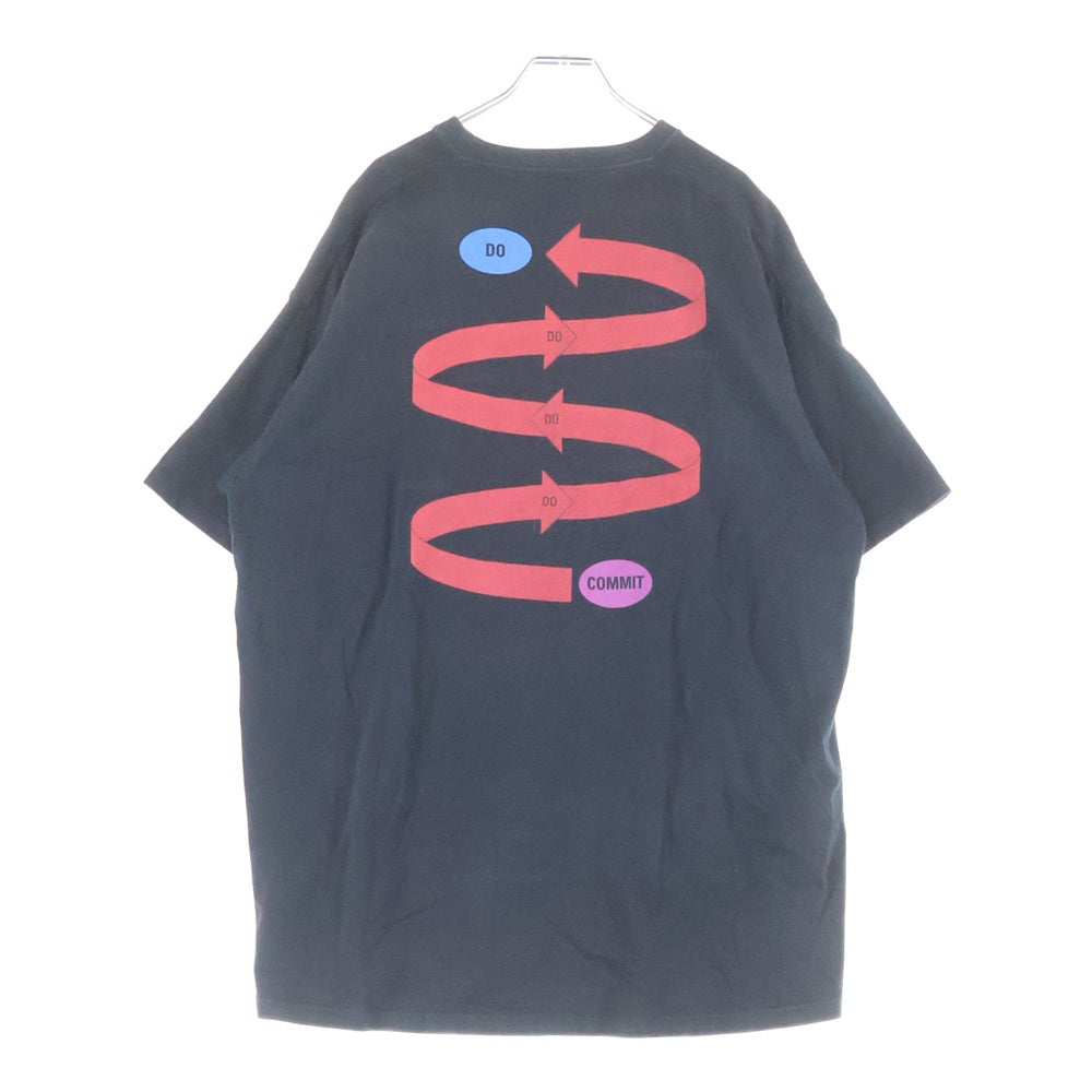 BALENCIAGA(バレンシアガ) 18AW Do Learn Commit T Shirt ドゥ ラーン コミット Tシャツ カットソー ブラック 533316 TAV04