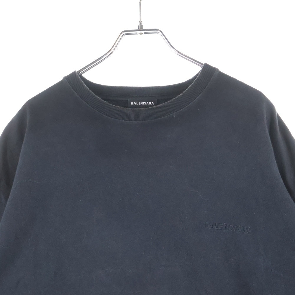 BALENCIAGA(バレンシアガ) 18AW Do Learn Commit T Shirt ドゥ ラーン コミット Tシャツ カットソー ブラック 533316 TAV04