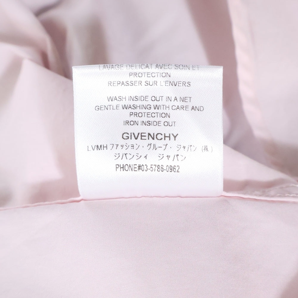GIVENCHY(ジバンシィ) TAPE LOGO テープロゴ 長袖シャツ ピンク BM60G412Q2