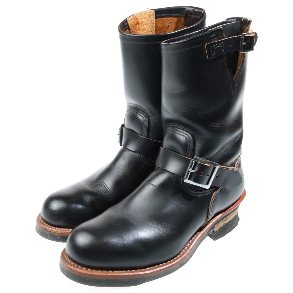 RED WING(レッド ウイング) 9268 Engineer Boots Klondike クロンダイク 茶芯 レザー スチールトゥ エンジニアブーツ ブラック