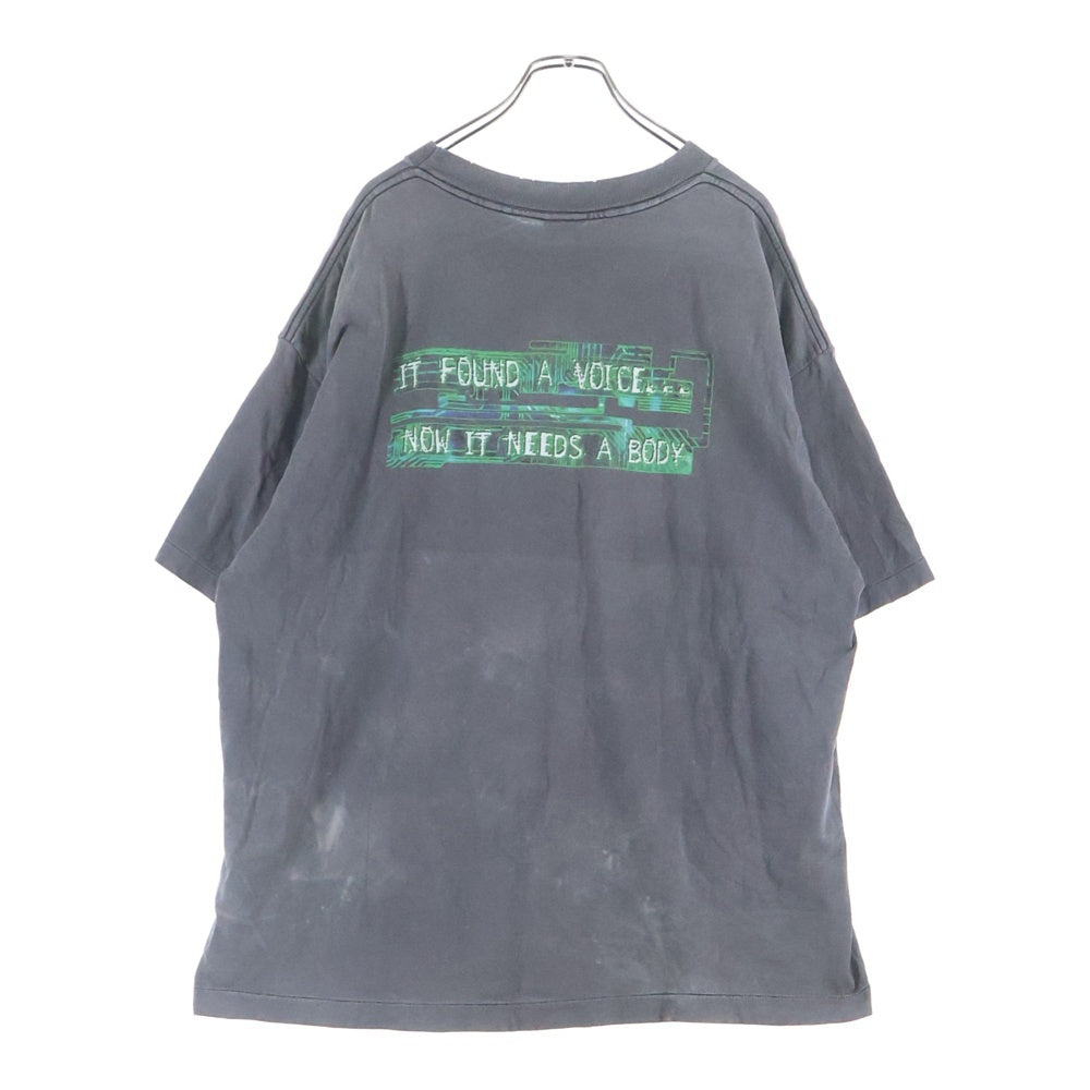 SAINT MICHAEL(セントマイケル) 24AW GITS GS_SS TEE 攻殻機動隊 ゴーストインザシェルプリント半袖Tシャツ カットソー グレー SM-YS1-0000-C31