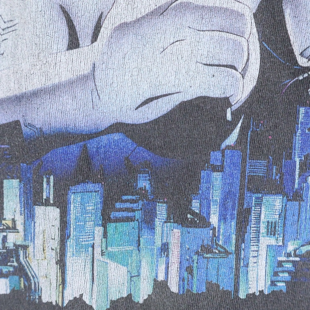 SAINT MICHAEL(セントマイケル) 24AW GITS GS_SS TEE 攻殻機動隊 ゴーストインザシェルプリント半袖Tシャツ カットソー グレー SM-YS1-0000-C31