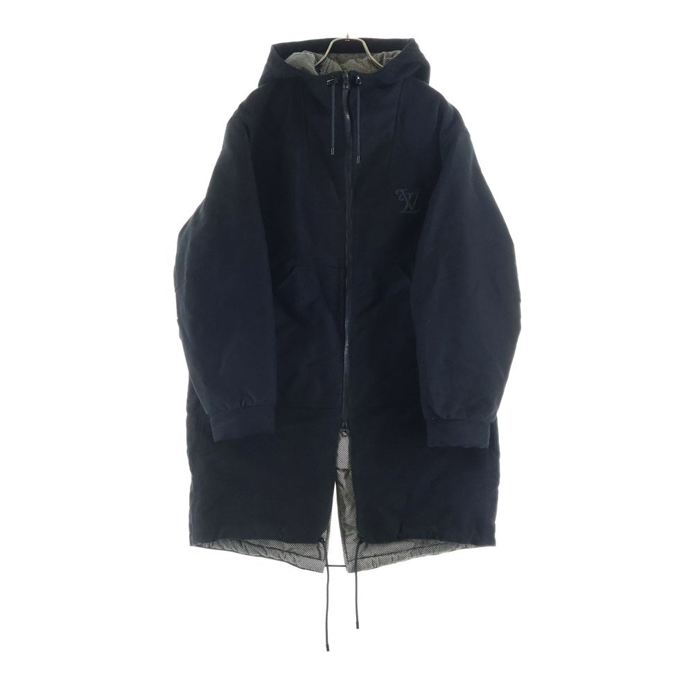 LOUIS VUITTON(ルイヴィトン) 20AW ×NIGO ニゴ エンブロイダリー パデッドモールスキンパーカー ブラック HJK02EVFS