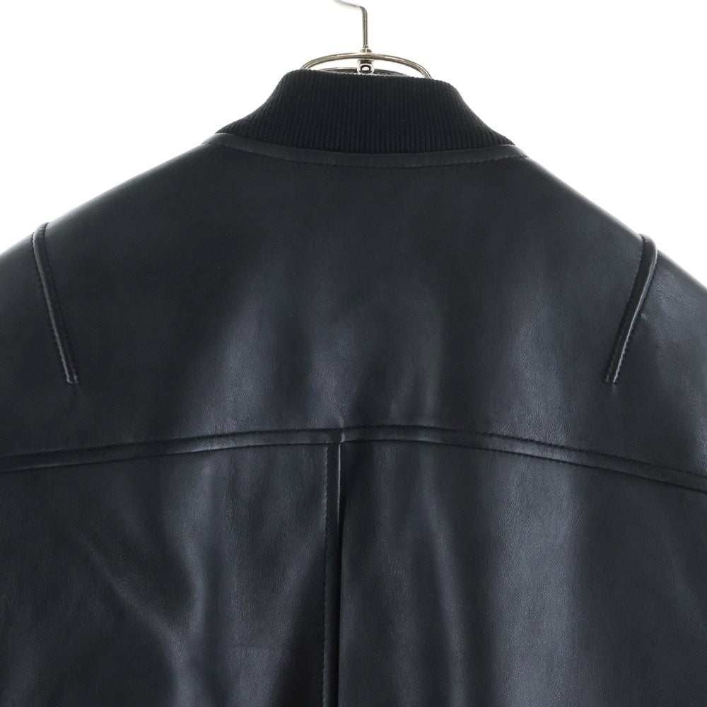 DIESEL(ディーゼル) L-Pritts パデッド レザージップアップブルゾン レザージャケット ブラック A10676