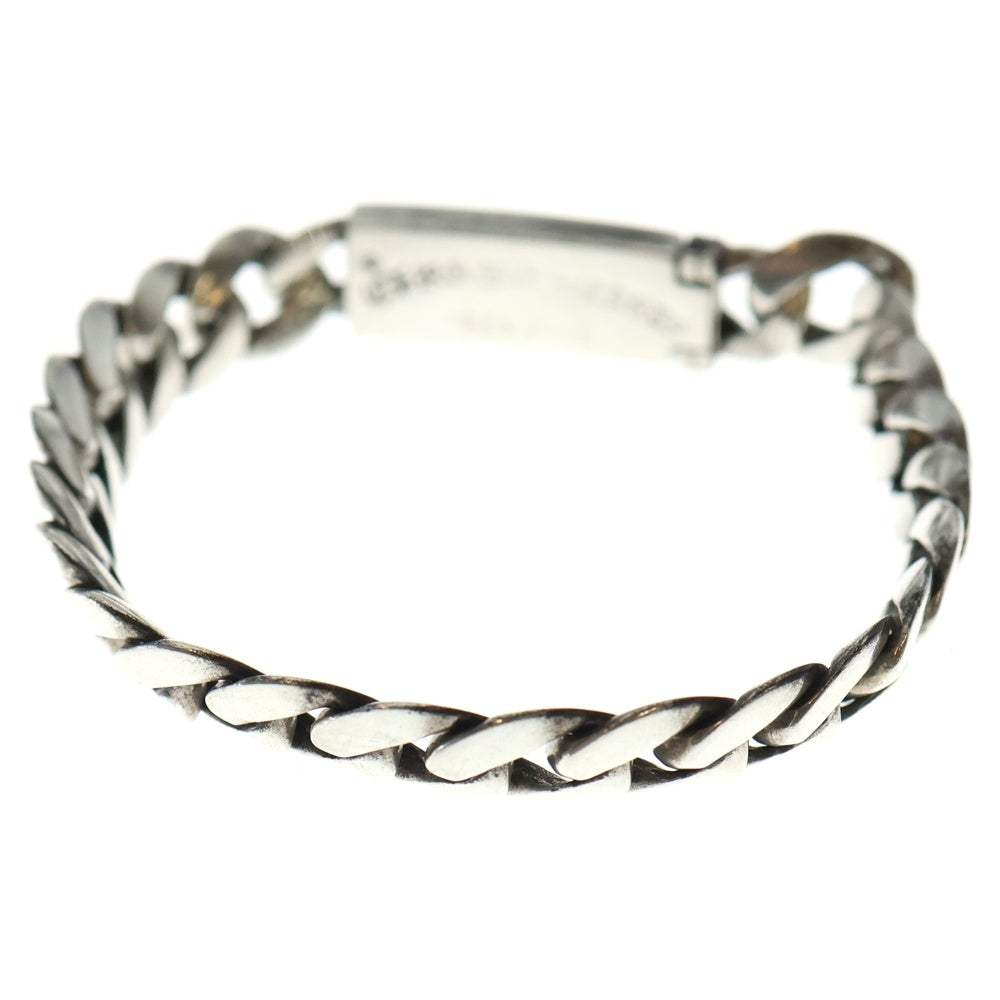 CHROME HEARTS(クロムハーツ) D BBY FLRL CRS PAVE ベイビーIDフローラルクロス パヴェダイヤ シルバーブレスレット