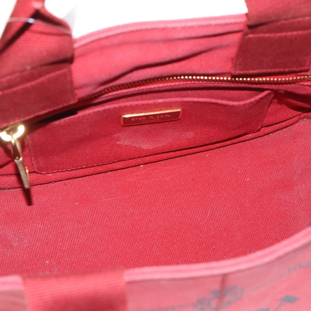 PRADA(プラダ) CANAPA カナパ トートバッグ ハンドバッグ レッド ROSSO BN2439