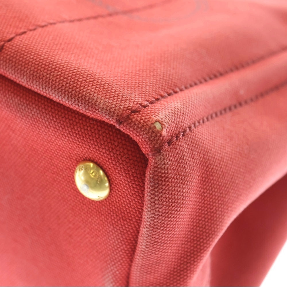 PRADA(プラダ) CANAPA カナパ トートバッグ ハンドバッグ レッド ROSSO BN2439