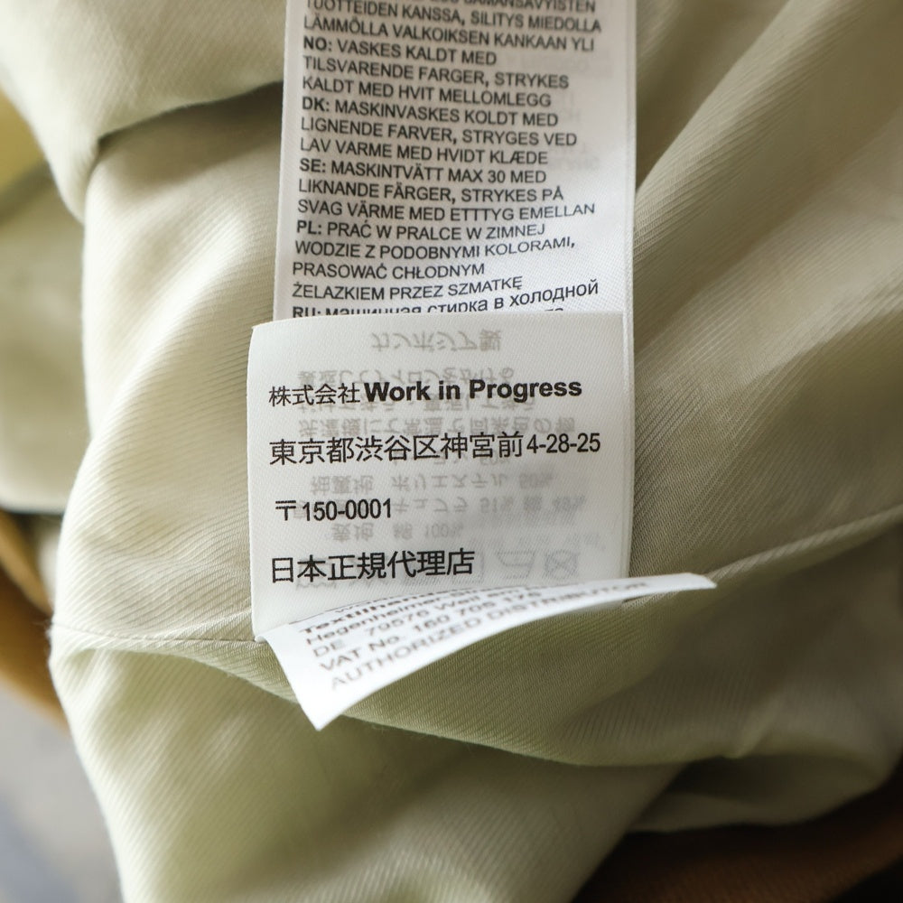 Carhartt WIP(カーハート ダブリューアイピー) 23SS ×MARNI BROWN COLOUR-BLOCK COAT マルニ ブラウン カラーブロック コート マルチ